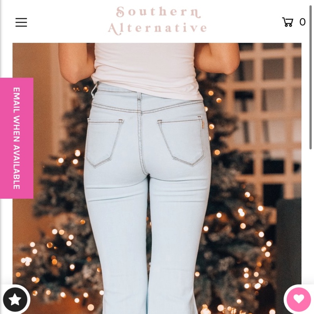 Southern Alternative bell bottom jeans